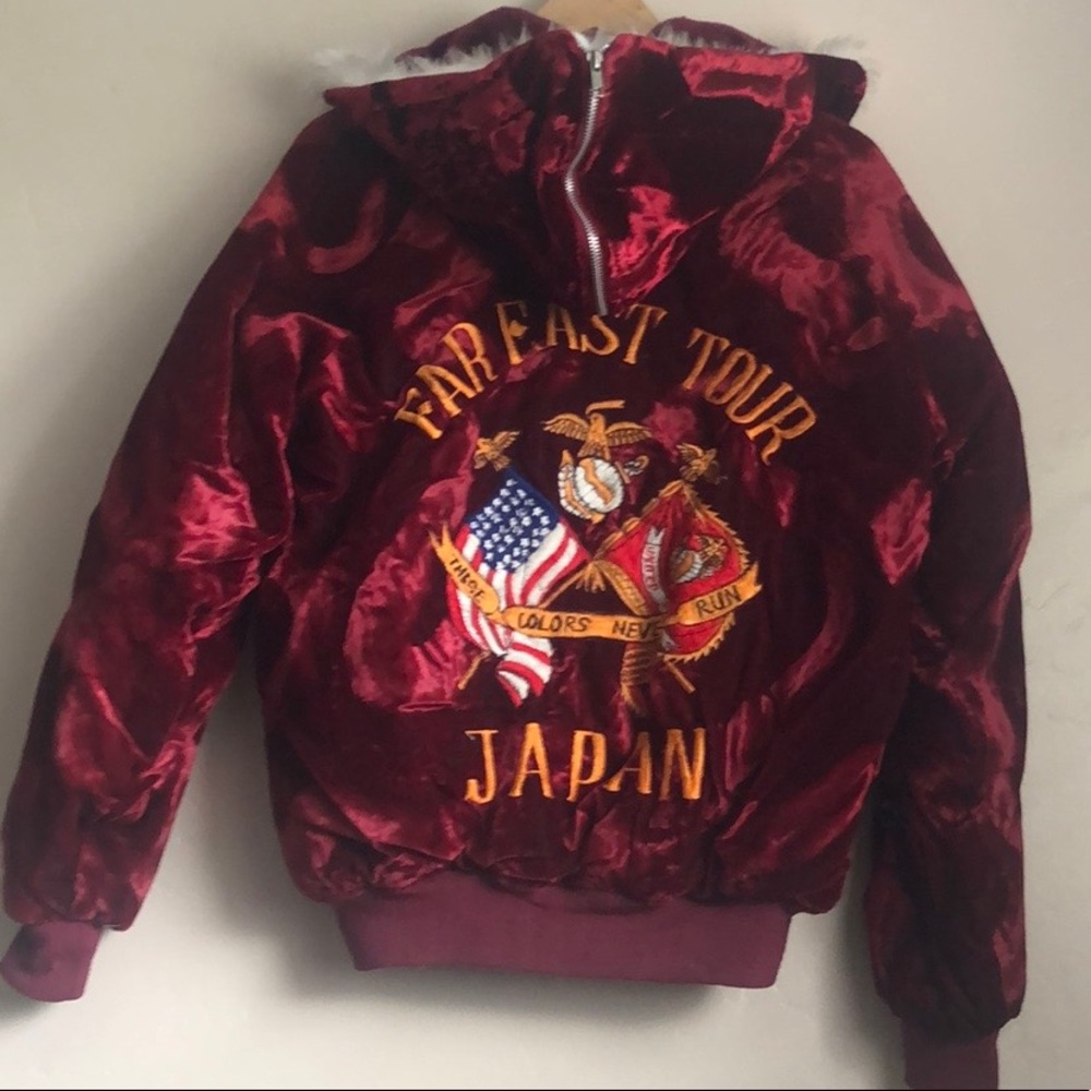 Vintage Far East Tour Japan Souvenir Bomber
